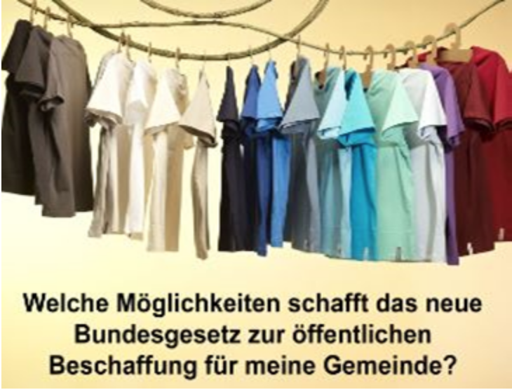 Am 2. Juni hat Swiss Fair Trade zusammen mit dem Rechtsexperten Marc Steiner und Max Havelaar ein Webinar für Gemeinden und Städte angeboten, um die Möglichkeiten des revidierten Bundesgesetztes zur öffentlichen Beschaffung aufzuzeigen.
