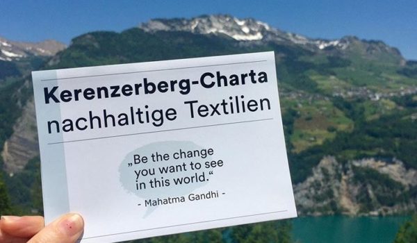 Am dritten Ethical Fashion Forum Switzerland auf dem Kerenzerberg wurd die Charta für nachhaltige Textilien das erste Mal vorgestellt.