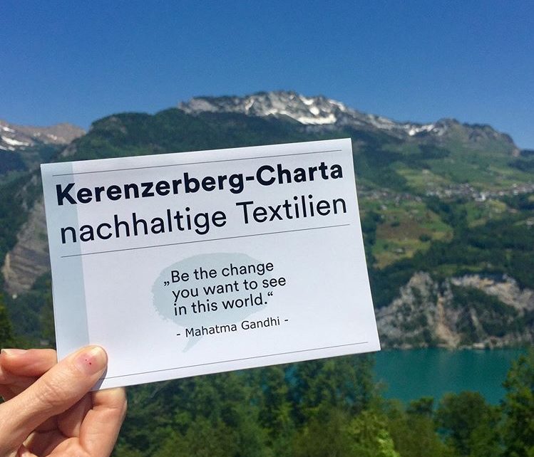 Am dritten Ethical Fashion Forum Switzerland auf dem Kerenzerberg wurd die Charta für nachhaltige Textilien das erste Mal vorgestellt.